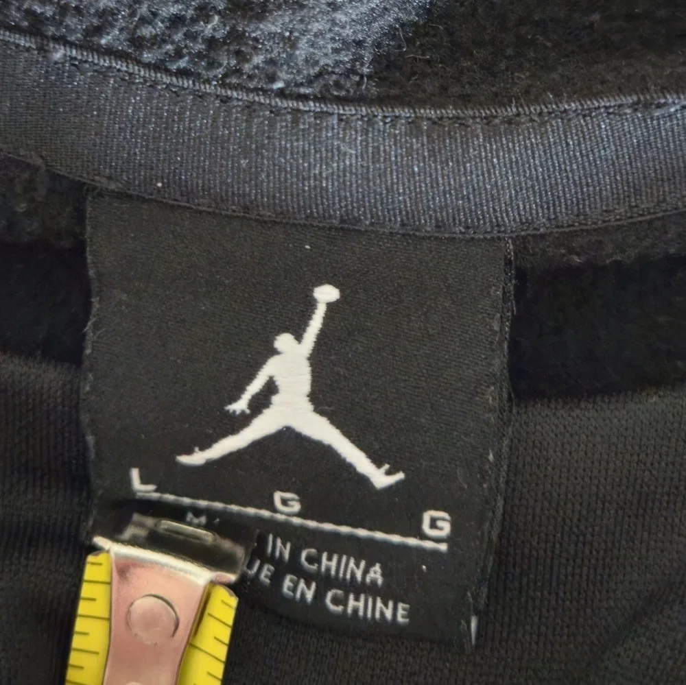 Air Jordan Rise 23 Black On Black On Black Box Pullover Hoodie Fleece Lined L